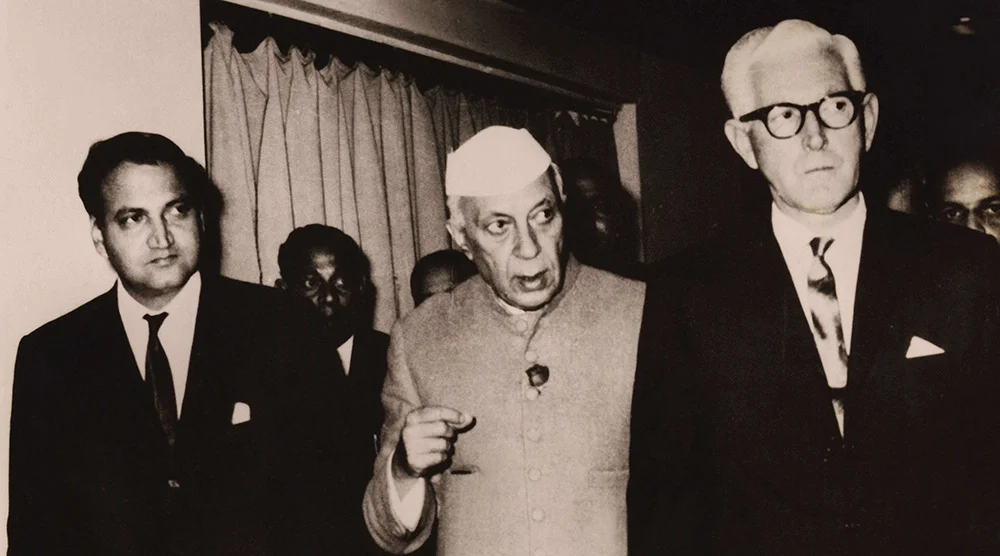 Jawahar Lal Nehru visits MUSCO Factory Image Jawahar Lal Nehru visits MUSCO Factory Photo