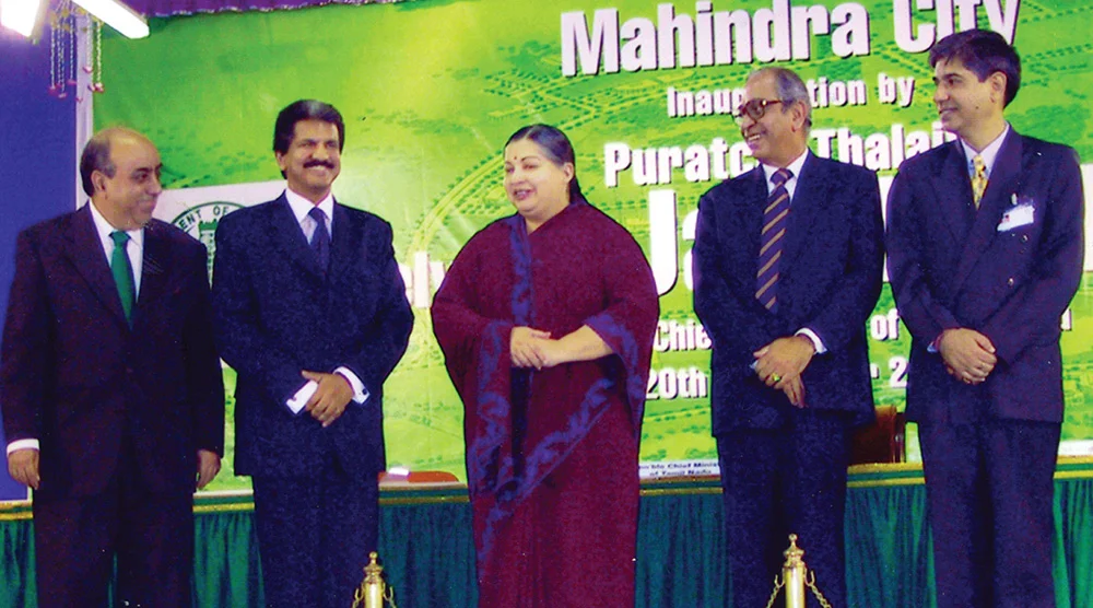 Mahindra World City Inaugrated by CM J. Jayalalithaa Image Mahindra World City Inaugrated by CM J. Jayalalithaa Photo