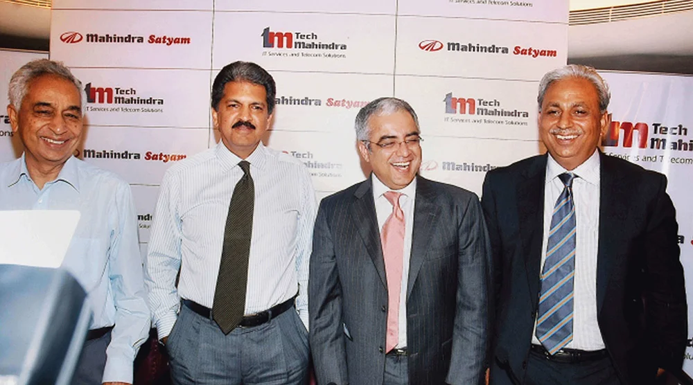 Mr. Anand Mahindra with CP Gurnani Image Mr. Anand Mahindra with CP Gurnani Photo