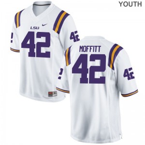 LSU Aaron Moffitt Jerseys XL Limited Youth(Kids) - White