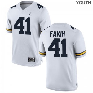 Adam Fakih Michigan Wolverines Kids Limited Jersey XL - Jordan White