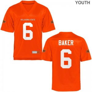 Oklahoma State Adrian Baker Jersey X Large Limited For Kids Orange