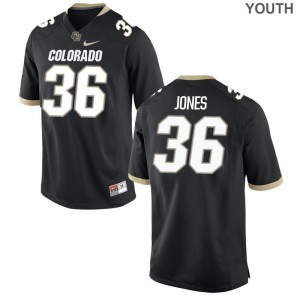 Akil Jones Colorado Buffaloes Jerseys Youth(Kids) Limited Black Alumni