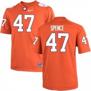Limited Alex Spence Jerseys Small Clemson Men - Orange