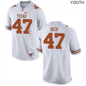 Andrew Beck UT Jersey Youth Medium Youth(Kids) Limited Jersey Youth Medium - White