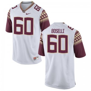 Mens Limited Seminoles Jersey Mens Small Andrew Boselli - White