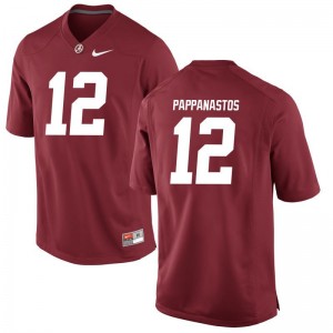 Mens Limited Bama Jersey Andy Pappanastos Red Jersey