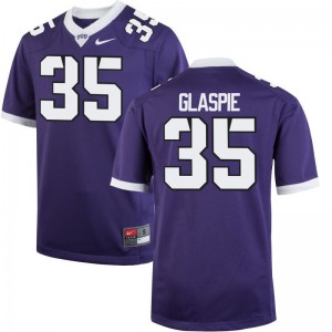 Armanii Glaspie Horned Frogs Jersey Mens Large Limited Mens - Purple