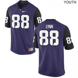 Limited TCU Horned Frogs Artayvious Lynn Youth Purple Black Jerseys Medium