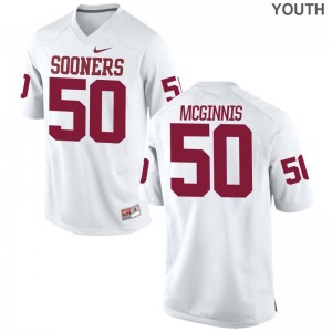 OU Limited Arthur McGinnis Youth Jerseys Small - White