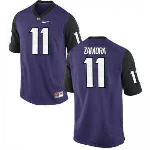 Texas Christian University Asaph Zamora Jerseys XXX Large Purple Black Men Limited