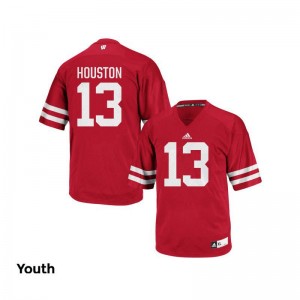 UW Bart Houston Jerseys Small Youth(Kids) Red Authentic