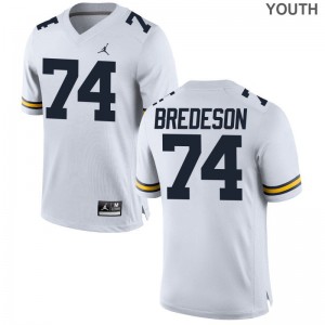 Ben Bredeson Jersey Small Kids Michigan Limited - Jordan White