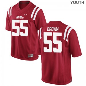 Ben Brown For Kids Jersey Youth X Large Limited Ole Miss - Red