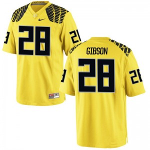 University of Oregon Billy Gibson Jersey Large Limited Men Jersey Large - Gold