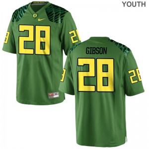 Youth Billy Gibson Jersey X Large University of Oregon Limited - Apple Green