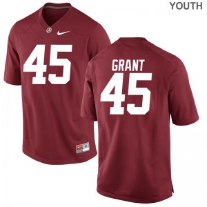Bo Grant Youth Jerseys Large Bama Red Limited