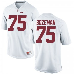 Alabama Bradley Bozeman Mens Limited Jersey - White