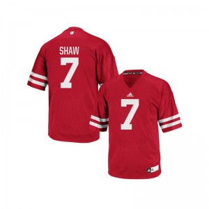 UW Bradrick Shaw Jerseys Football For Men Authentic Red Jerseys
