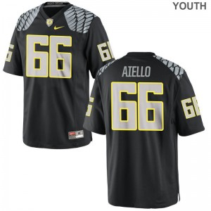 University of Oregon Brady Aiello Jersey Youth Small Black For Kids Limited