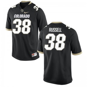 UC Colorado Brady Russell Jerseys Men XL Limited For Men - Black