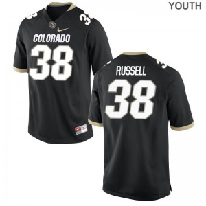 Limited Brady Russell Jerseys Small Youth Colorado - Black
