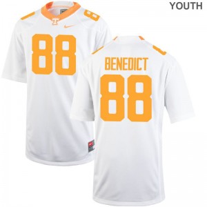Brandon Benedict UT Youth(Kids) Jerseys White Limited Jerseys