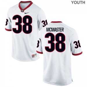 Brandon McMaster Limited Jerseys Youth(Kids) High School UGA Bulldogs White Jerseys
