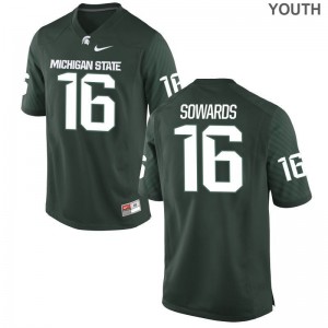 Brandon Sowards Michigan State Spartans Jerseys Youth XL Limited Kids Green