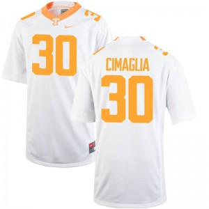 Tennessee Volunteers Brent Cimaglia Jerseys S-3XL For Men Limited Jerseys S-3XL - White