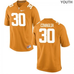 Youth Limited Tennessee Jerseys XL of Brent Cimaglia - Orange