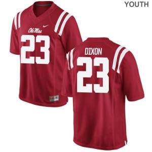 Youth(Kids) Limited Ole Miss Jerseys Breon Dixon Red Jerseys