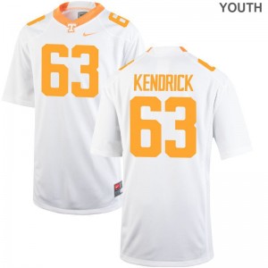 Brett Kendrick Vols Youth Jerseys White Limited Jerseys