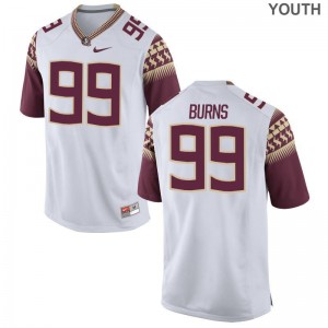 Florida State Brian Burns Jerseys Youth Large White Youth(Kids) Limited