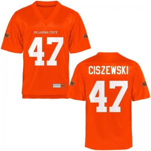 OSU Cowboys Official Brian Ciszewski Limited Jersey Orange For Kids