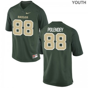 University of Miami Youth(Kids) Green Limited Brian Polendey Jersey Large
