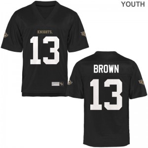 University of Central Florida Limited Kids Black Bryon Brown Jerseys Youth Large