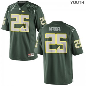CJ Verdell Ducks Jersey Youth Limited Green