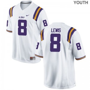 Tigers Limited Youth(Kids) Caleb Lewis Jersey Medium - White