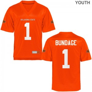 OK State Limited Calvin Bundage Youth Jerseys X Large - Orange