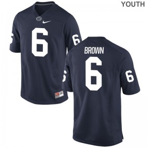 Cam Brown Nittany Lions Jerseys Large Limited Navy Youth(Kids)