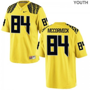 Youth Limited Oregon Jerseys X Large Cam McCormick - Gold