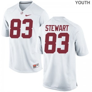 Cam Stewart University of Alabama Limited Youth Jerseys Youth Medium - White