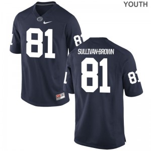 Navy Cam Sullivan-Brown Jersey Youth Small Nittany Lions Limited Youth