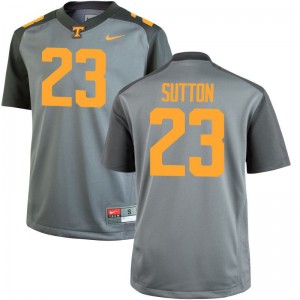 Cameron Sutton Tennessee Jerseys 3XL Gray Mens Limited