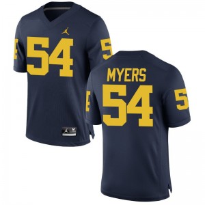 Michigan Carl Myers Jerseys Mens XL Mens Limited Jerseys Mens XL - Jordan Navy