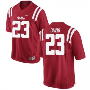 Carlos Davis Rebels Youth(Kids) Jersey Red Limited Jersey