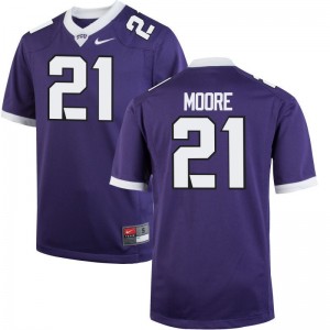 For Kids Caylin Moore Jersey XL Horned Frogs Limited Purple
