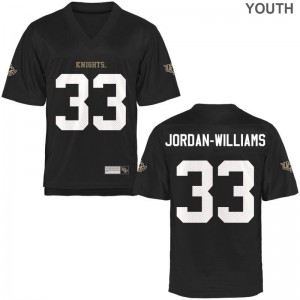 UCF Knights Cedric Jordan-Williams Limited For Kids Jerseys Youth Medium - Black