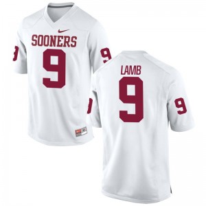 CeeDee Lamb OU Sooners Jerseys For Men Limited White